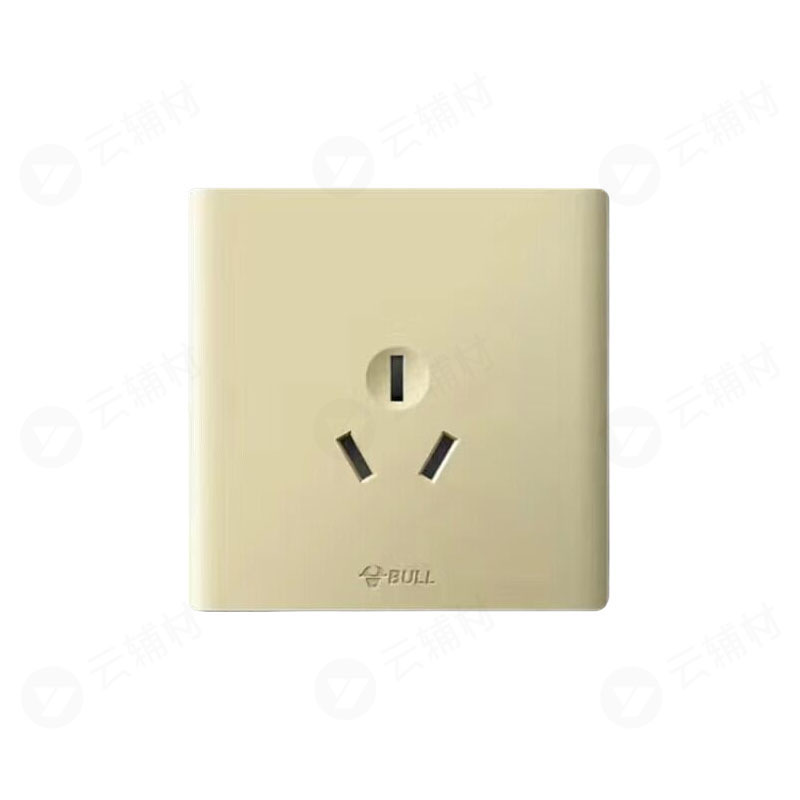 公牛 G25香槟金 三孔16AZ104