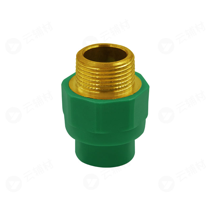 微朗绿色PPR 外螺接头25*1/2