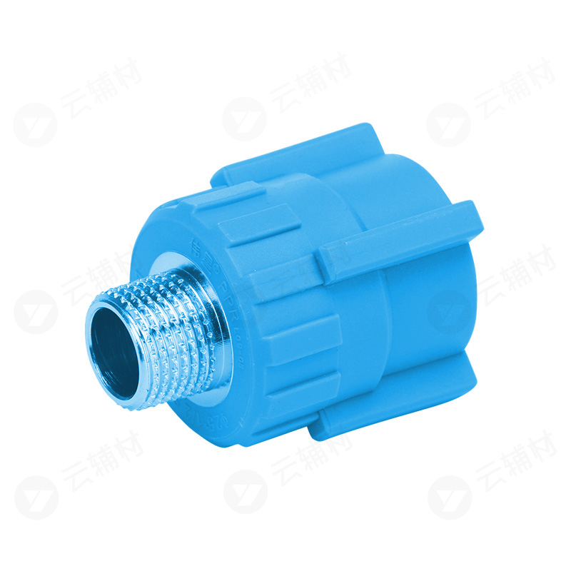 伟星天蓝色PPR 外螺接头20*1/2