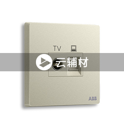 AF334-CS二位电视/6类电脑插座RJ45