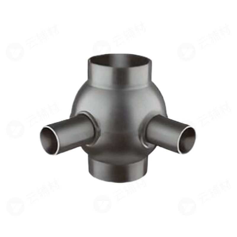 联塑HDPE管件 90°多出口球通（四通）DN110x110